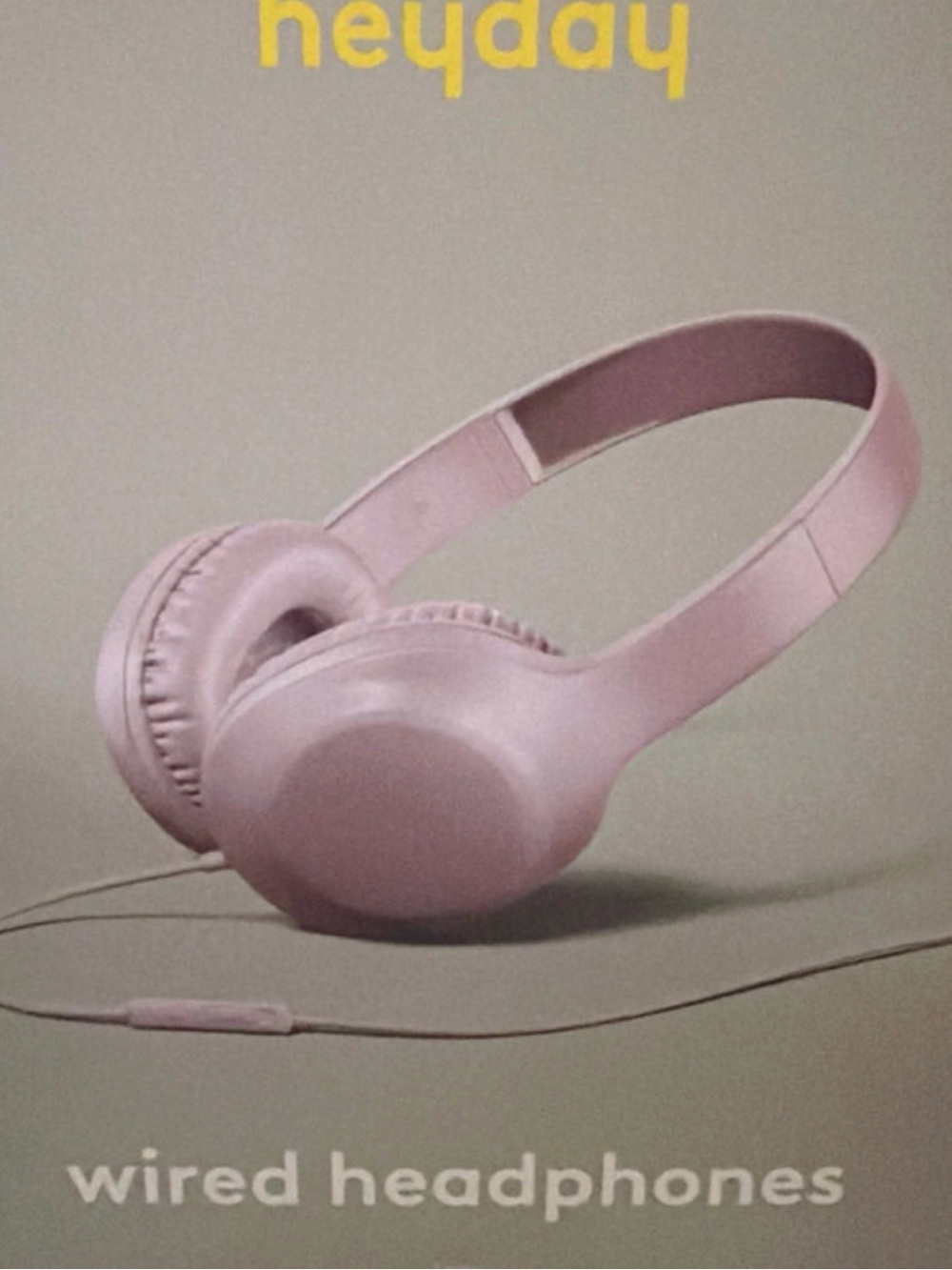 heyday Lavender colored Wired Over-Ear Headphones NWT